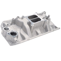 Edelbrock Performer Non-EGR Aluminum Low-Rise Dual Plane Intake Manifold, Satin Finish, USA Made, 1970-91 AMC V8 (FREE lower 48 ground shipping in approx. 1-2 weeks)