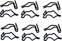 Door Panel Trim Clip, OE Correct, Set of 12, 1961-88 AMC  (FREE lower 48 ground shipping in approx. 1-week)