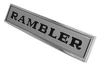 Emblem, Rambler Trunk Lid, Show Quality, 1964-66 Rambler Rebel, 1967 AMC Rebel (FREE lower 48 ground shipping in approx. in 1-2 weeks)