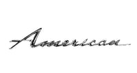 Emblem, American Script Front Fenders, Show Quality, 1964-68 Rambler American (FREE lower 48 ground shipping in approx. in 1-2 weeks)