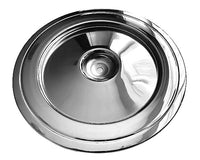 Air Cleaner Lid, OE-Correct Chrome Steel 10.5" O.D., 1966-79 AMC V8 (FREE lower 48 ground shipping in approx. 1-2 Weeks)