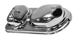 Brake Master Cylinder Reservoir Cover, Chrome Metal, 1966-91 AMC V8 w/Disc Brakes (FREE lower 48 ground shipping in approx. in 1-2 weeks)