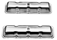 OE Style Valve Cover Set, Chromed Steel, 1966-91 AMC V8 (FREE lower 48 ground shipping in approx. 1-2 Weeks)