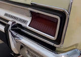 Rear J-Trim Molding Set, Show Quality, 1967 AMC 440 American, Rogue (FREE lower 48 ground shipping in approx. 1-week)