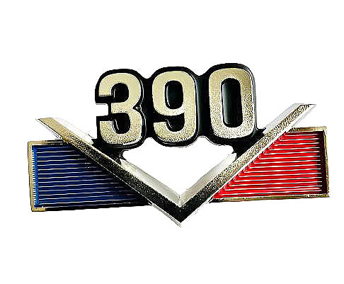 Emblem, 390, Show Quality, 1968-69 AMC (See Applications) (FREE lower 48 ground shipping in approx. in 1-2 weeks)