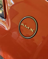 Emblem, AMX Quarter Circle Set, Show Quality, 1968-69 AMC AMX (See Applications) (FREE lower 48 ground shipping in approx. in 1-2 weeks)