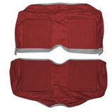 Rear Bench Seat Cover Set, Show Quality Reproduction, Regal Grain Vinyl With Ventilair Grain Inserts, Choose From 3 Colors, 1968 AMC Javelin (FREE lower 48 ground shipping in approx. 4 months)