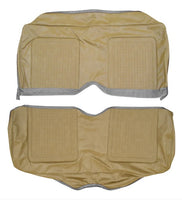 Rear Bench Seat Cover Set, Show Quality Reproduction, Regal Grain Vinyl With Ventilair Grain Inserts, Choose From 3 Colors, 1968 AMC Javelin (FREE lower 48 ground shipping in approx. 4 months)