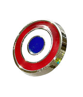 Emblem, Bullseye, Grille, 1 3/4" Diameter, Show Quality, 1968 Late to 1969 AMC Javelin (FREE lower 48 ground shipping in approx. in 1-2 weeks)