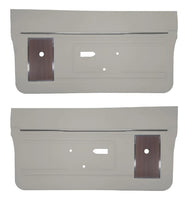 Door Panel Set, Unassembled Upholstered Cologne or Regal Grain Vinyl, Choose From 4 Colors, 1969 AMC AMX, Javelin (FREE lower 48 ground shipping in approx. 3 months)