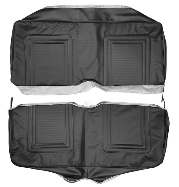 Rear Bench Seat Cover Set, Show Quality Reproduction, Cologne or Regal Vinyl With Ventilair Grain Inserts, Choose From 5 Colors, 1969 AMC Javelin (FREE lower 48 ground shipping in approx. 4 months)