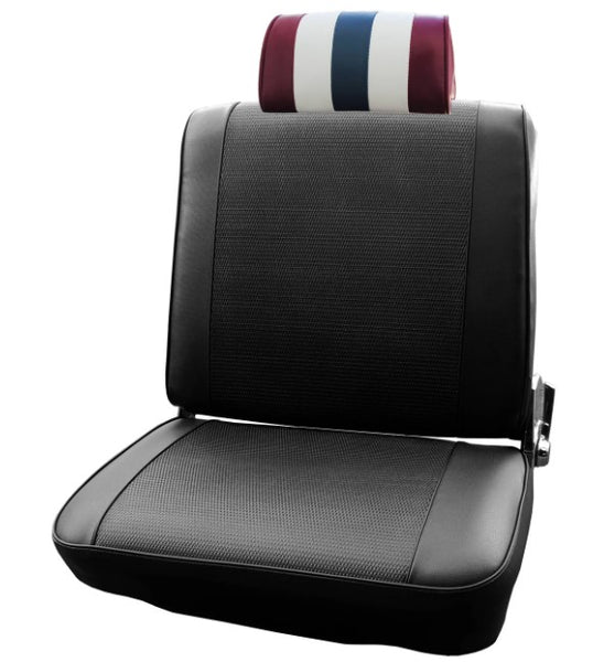 Bucket Seat Covers, Show Quality Reproduction, Regal Grain Vinyl With Basketweave Grain Inserts, Choose From 3 Colors, 1969 AMC Hurst SC/Rambler, Rambler Rogue, Rambler (FREE lower 48 ground shipping in approx. 4 months)