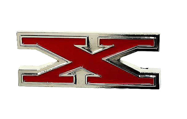 Emblem, "X" Grille, Show Quality, 1970-78 AMC Gremlin X (FREE lower 48 ground shipping in approx. in 1-2 weeks)