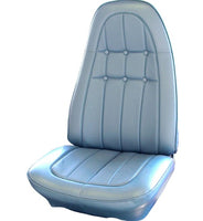 Bucket Seat Covers, Show Quality Reproduction, Cologne or Regal Grain Vinyl with Ventilair Grain Inserts, Choose From 4 Colors, 1970 AMC Rebel, Rebel Machine (FREE lower 48 ground shipping in approx. 4 months)