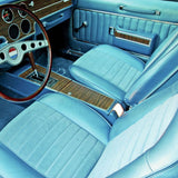 Bucket Seat Covers, Show Quality Reproduction, Corduroy Cloth Inserts & Collars With Cologne Grain Skirts, Choose From 5 Colors, 1970 AMC Javelin SST (FREE lower 48 ground shipping in approx. 4 months)