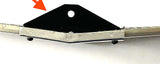 Grille Top Center Repair Tab, 1971-74 AMC Javelin AMX (FREE lower 48 ground shipping in approx. 1-week)