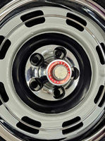 Volcano Wheel Center Cap Inserts, Set of 4, 1971-88 AMC (See Applications) - FREE lower 48 ground shipping in approx. 1-2 weeks