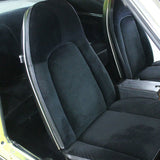 Bucket Seat Covers, Show Quality Reproduction, Corduroy Cloth Inserts & Collars With Cologne Grain Skirts, Choose From 4 Colors, 1971 AMC Javelin, Javelin AMX (FREE lower 48 ground shipping in approx. 4 months)