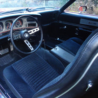 Bucket Seat Covers, Show Quality Reproduction, Corduroy Cloth Inserts & Collars With Cologne Grain Skirts, Choose From 4 Colors, 1972 AMC Javelin, Javelin AMX (FREE lower 48 ground shipping in approx. 4 months)