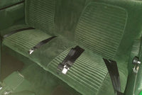 Rear Bench Seat Covers, Show Quality Reproduction, Corduroy Cloth Inserts & Collars With Cologne Grain Skirts, Choose From 4 Colors, 1972 AMC Javelin, Javelin AMX (FREE lower 48 ground shipping in approx. 4 months)