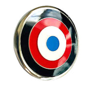 Emblem, Bullseye, Center Trunk Panel, 2 1/4" Diameter, Show Quality, 1973-74 AMC Javelin, Javelin AMX (FREE lower 48 ground shipping in approx. in 1-2 weeks)