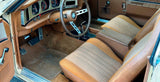 Bucket Seat Covers, Show Quality Reproduction, Domino Cloth Inserts w/Ribbed Cloth Bolster & Coachman Grain Skirts, Choose From 4 Colors, 1973 AMC Hornet, Javelin, Javelin AMX (FREE lower 48 ground shipping in approx. 4 months)