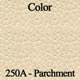 Rear Bench Seat Covers, Show Quality Reproduction, Uganda Grain Inserts & Collars w/Coachman Grain Skirts Vinyl, Choose From 4 Colors, 1973 AMC Javelin, Javelin AMX (FREE lower 48 ground shipping in approx. 4 months)