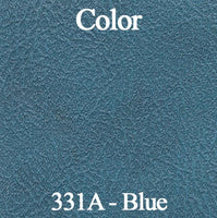 Rear Bench Seat Covers, Show Quality Reproduction, Uganda Grain Inserts & Collars w/Coachman Grain Skirts Vinyl, Choose From 4 Colors, 1973 AMC Javelin, Javelin AMX (FREE lower 48 ground shipping in approx. 4 months)