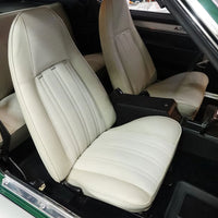 Bucket Seat Covers, Show Quality Reproduction, Knitted Grain Inserts With Coachman Grain Skirts Vinyl, Choose From 5 Colors, 1974 AMC Javelin, Javelin AMX, Matador (FREE lower 48 ground shipping in approx. 4 months)