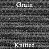 Rear Bench Seat Covers, Show Quality Reproduction, Knitted Grain Inserts With Coachman Grain Skirts Vinyl, Choose From 5 Colors, 1974 AMC Javelin, Javelin AMX, Matador (FREE lower 48 ground shipping in approx. 4 months)