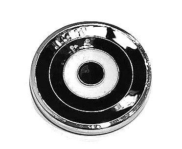 Emblem, Hood Bullseye, 2 1/4" Diameter, Show Quality, 1977 AMC Hornet (FREE lower 48 ground shipping in approx. in 1-2 weeks)