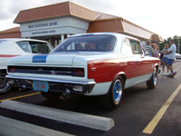 Emblem, Curved Taillight Panel & Fender Set, Show Quality, 1969 AMC Hurst SC/Rambler, (FREE lower 48 ground shipping in approx. in 1-2 weeks)