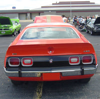 Emblem, Bullseye, Center Trunk Panel, 2 1/4" Diameter, Show Quality, 1973-74 AMC Javelin, Javelin AMX (FREE lower 48 ground shipping in approx. in 1-2 weeks)