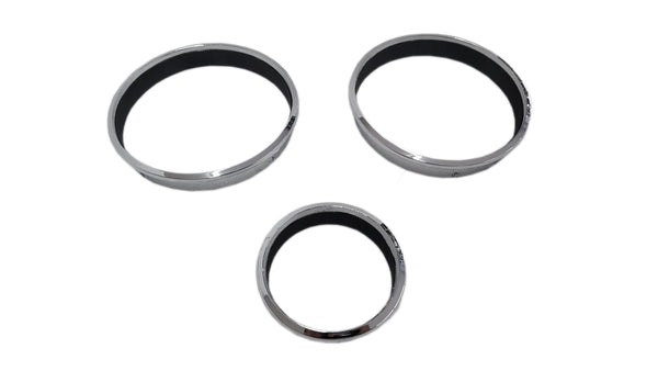 Gauge Trim Ring Bezel Kit, 3-Piece, 1970 AMC AMX and Javelin (FREE lower 48 ground shipping in approx. 1-2 Weeks)