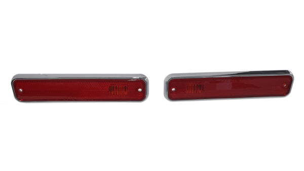 Rear Side Marker Kit, 2-Piece Set, 1971-74 AMC Javelin, Javelin AMX (FREE lower 48 ground shipping In 1-2 Weeks)