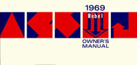 Manuel du propriétaire, AMC Rebel 1969 - Livraison dans environ 1 à 2 semaines