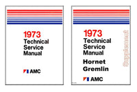 Technical Service Manual, 1973 AMC - FREE lower 48 ground shipping in approx. 1-2 weeks