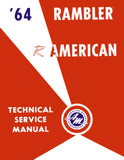 Technical Service Manual, 1964 Rambler American - FREE lower 48 ground shipping in approx. 1-2 weeks