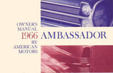 Owner's Manual, 1966 Rambler Ambassador - FREE lower 48 ground shipping in approx. 1-2 weeks