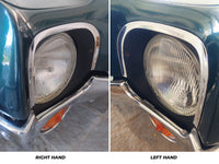 Headlight Bezel Set, 1968-69 AMC AMX, Javelin (FREE lower 48 ground shipping in approx. 1-2 weeks)