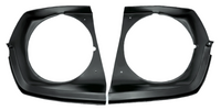 Headlight Bezel Set, 1971-74 AMC Javelin, Javelin AMX (FREE lower 48 ground shipping in approx. 1-2 weeks)