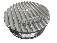 Offenhauser Finned Cast Aluminum 10" Air Cleaner, Polished, USA Made, 1966-91 AMC V8 (FREE lower 48 ground shipping in approx. in 1-3 months)