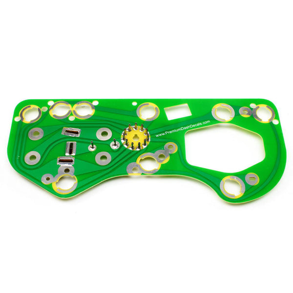 Instrument Cluster Printed Circuit Board, 1967-69 AMC Ambassador, 1968-69 Javelin, 1967 Marlin, 120mph speedo, Type 1, w/ Flasher Hole (FREE lower 48 ground shipping in approx. 1-2 Weeks)