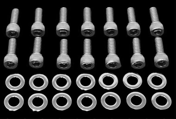 Stainless Steel Allen Head Valve Cover Bolt Kit, USA Made, 1966-91 AMC V8 (FREE lower 48 ground shipping in approx. 1 week)