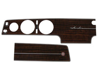 Dash Bezel Kit, Simulated Wood Grain, 1970 AMC Javelin w/No A/C (FREE lower 48 ground shipping in approx. 1-2 Weeks)