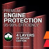 K&N 10"x2.25" Pre-Oiled Gauze and Cotton Washable Lifetime Air Filter, USA Made, 1966-91 AMC V8 w/Offenhauser Air Cleaner Only (FREE lower 48 ground shipping in approx. in 1 Week)