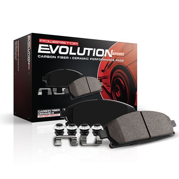 Brake Pads, Z23 Evolution Sport, Carbon Fiber Ceramic - 1972-78 AMC, See Applications (FREE lower 48 ground shipping in approx. 1 week)