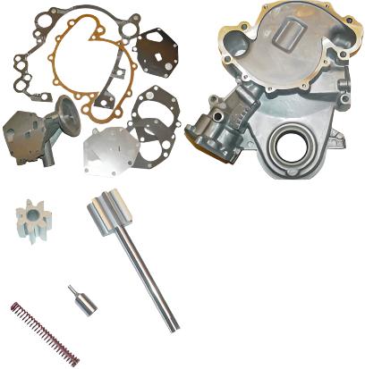 HD Nickel Plated Timing Cover & HD Oil Pump Kit, 1966-79 AMC (FREE lower 48 ground shipping in approx. 8-10 weeks)