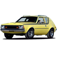 Kit de décalcomanies et de bandes, bandes latérales de rallye, 2 couleurs, AMC Gremlin 1972 (non X) - Expédition directe sous 1 à 2 semaines environ