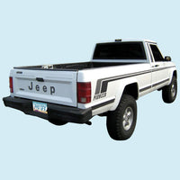 Decal And Stripe Kit, 1987-92 Jeep Comanche Pioneer MJ Truck Pickup - FREE lower 48 ground shipping in approx. 1-2 weeks